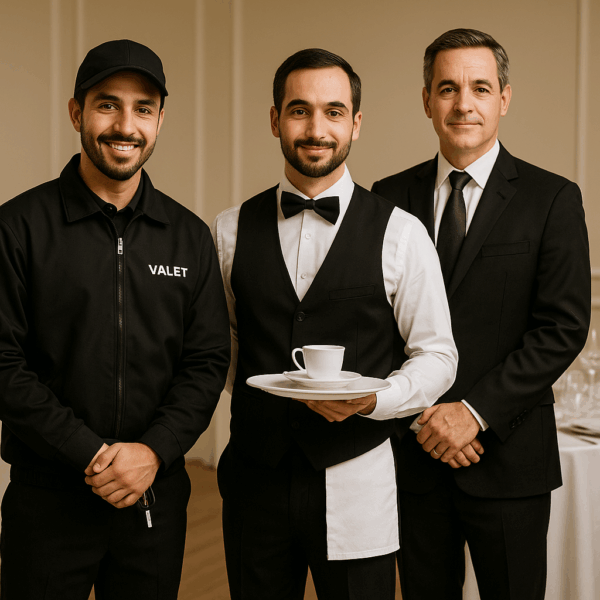 Maîtres d’hôtel, serveurs et voituriers professionnels à Tunis