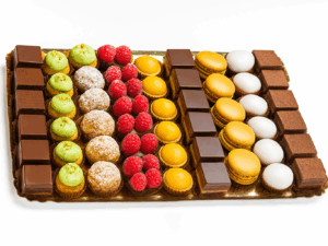 Assortiment de 8 mini mignardises fait maison – Deluxe Traiteur