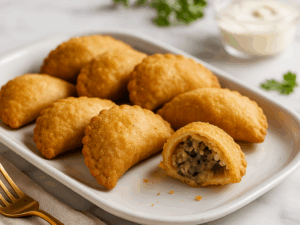 Mini brik danouni à la viande – bouchée tunisienne salée Deluxe Traiteur