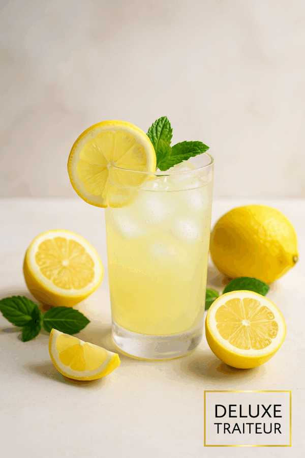 Citronnade maison sans conservateurs – Deluxe Traiteur Tunis
