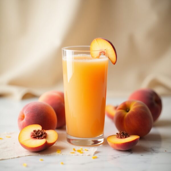 Jus pêche maison sans conservateurs – Deluxe Traiteur Tunis