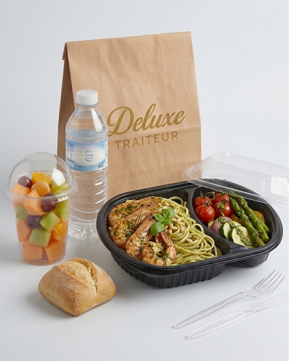 Lunchbox Gambas & Pesto Verde – Fraîcheur Marine Livrée