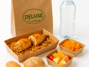Lunchbox Nwasser aux calamars farcis avec salade de carottes – repas livré Tunis