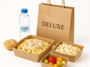 Lunchbox poulet crème et salade russe – repas complet livré à Tunis