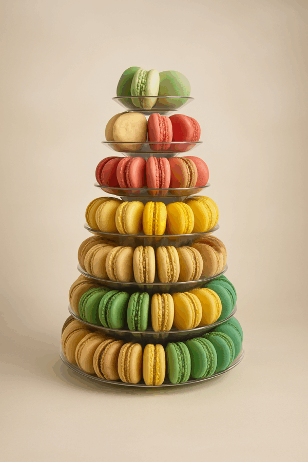 Macarons sur Socle – Présentation Événementielle Grand Tunis – Image 3