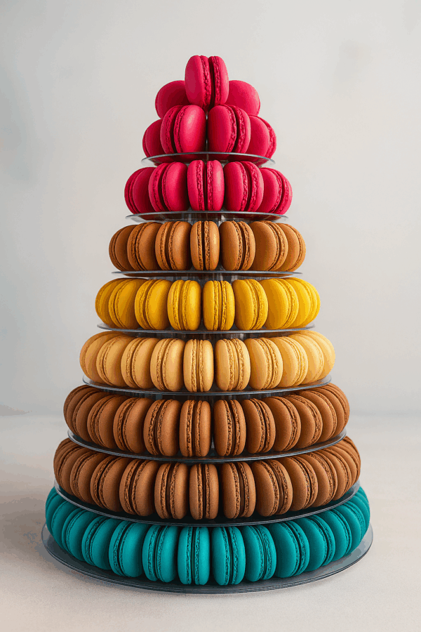 Macarons sur Socle – Présentation Événementielle Grand Tunis – Image 4