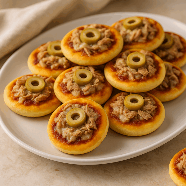 Mini Pizzas au Thon – Bouchées Salées – Image 2