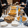 Pause Café Gourmande Sucrée pour entreprise à Tunis avec café, thé, jus, viennoiseries et mini gâteau maison