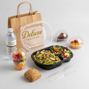 Lunchbox Pâtes & Poulet – Formule Chaude