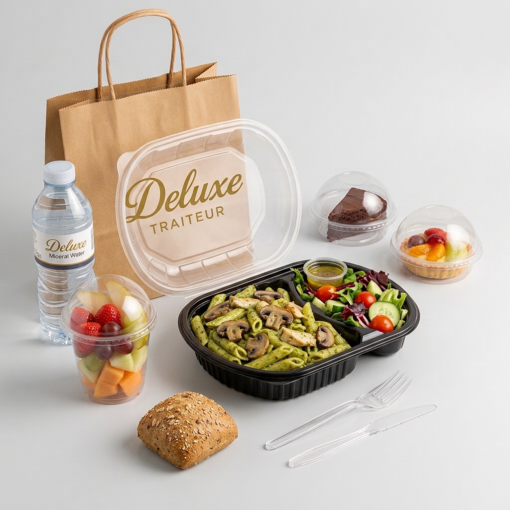 Lunchbox Pâtes & Poulet – Formule Chaude