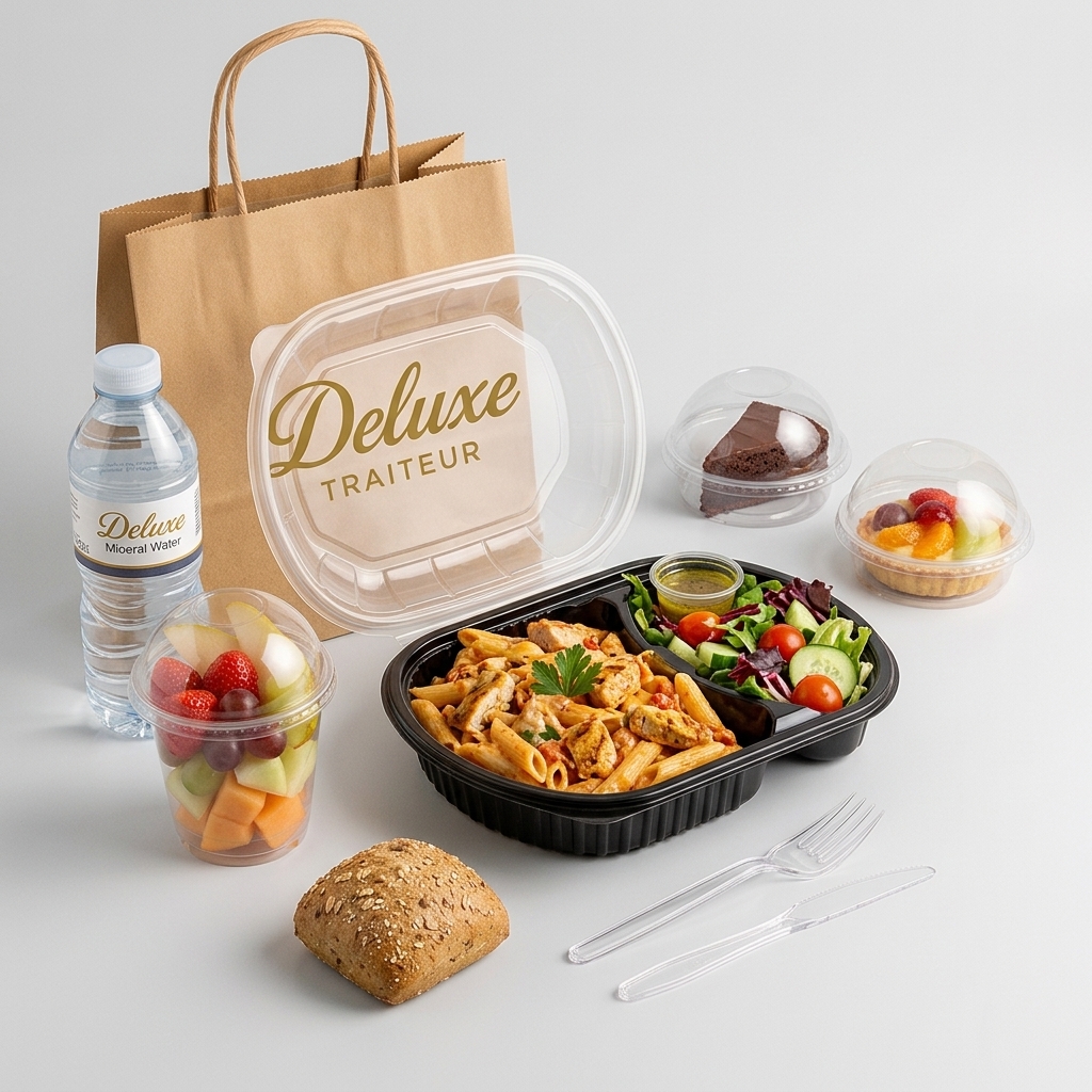 Lunchbox Pâtes & Poulet – Formule Chaude – Image 2